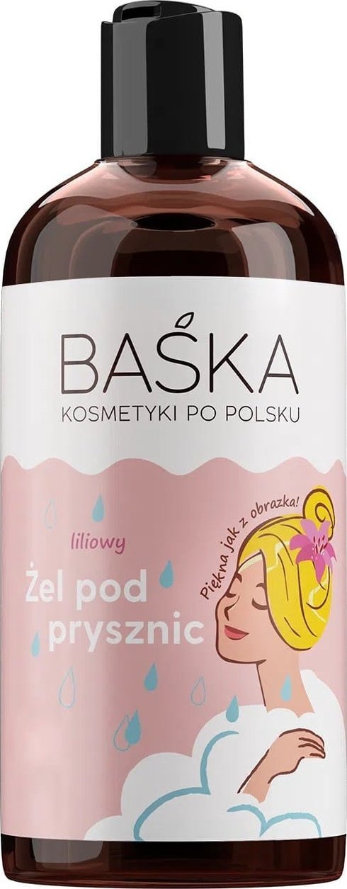 Solverx BAŚKA Żel pod prysznic - liliowy 500 ml
