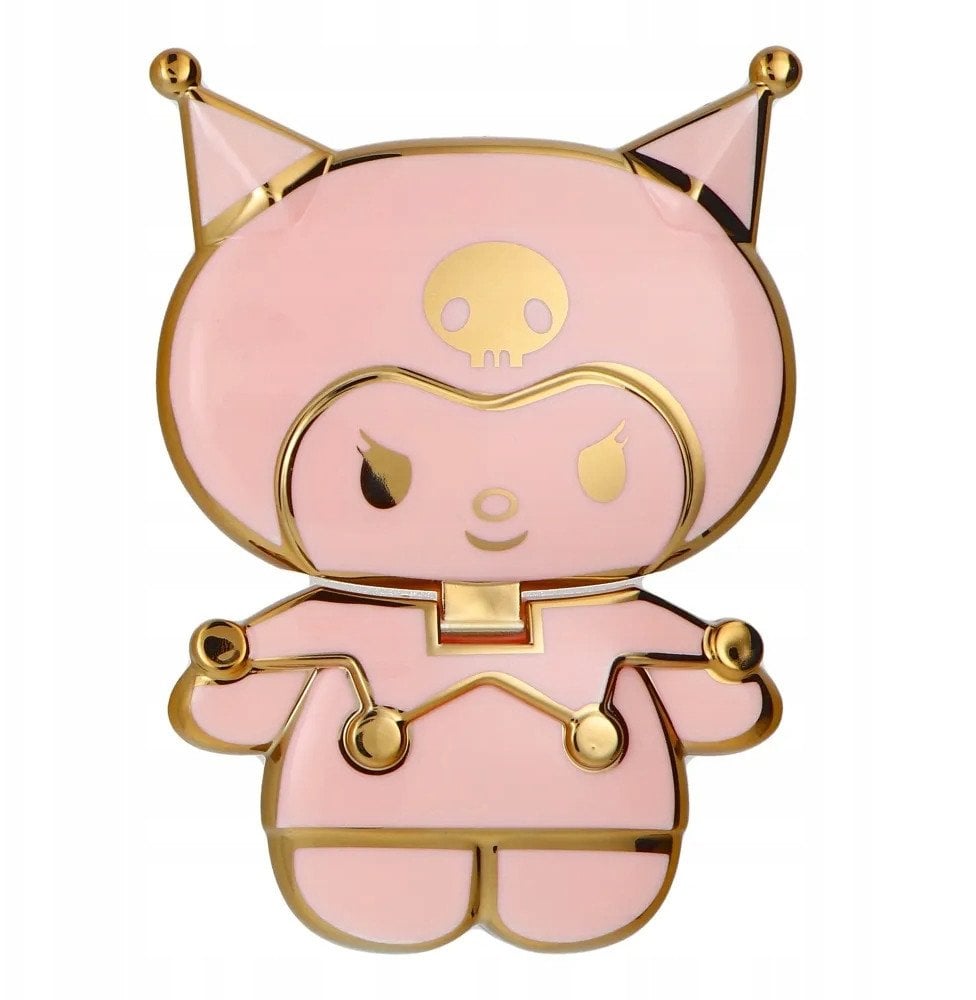 Stojak na telefon LALKA - naklejany - różowy