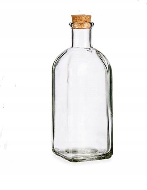 Vivalto Szklana butelka z korkiem