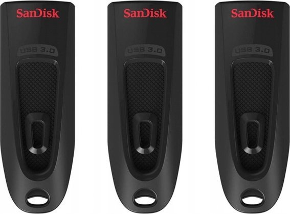 Pendrive SanDisk SanDisk Ultra pamięć USB 64 GB USB Typu-A 3.0 Czarny