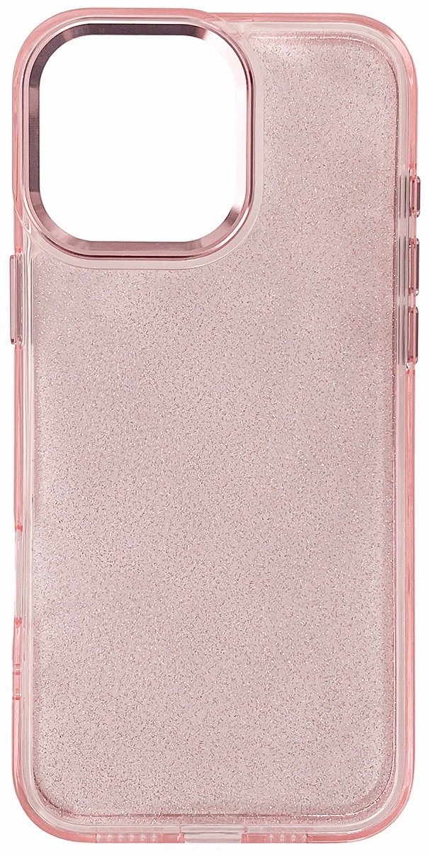 ETUI GLITTER CASE NA IPHONE 16 PRO - RÓŻOWE Z BROKATEM