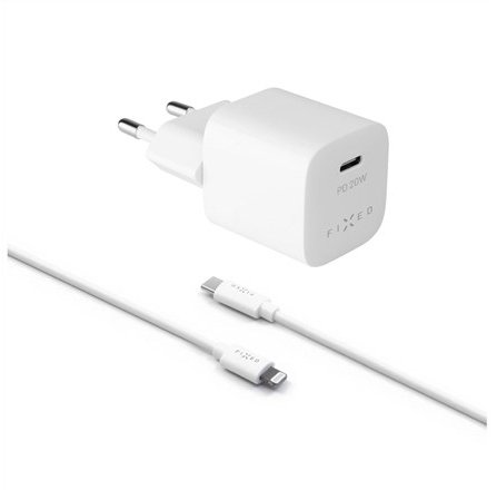 Ładowarka Fixed Stabilny Ładowarka podróżna mini USB-C USB-C/Lightning
