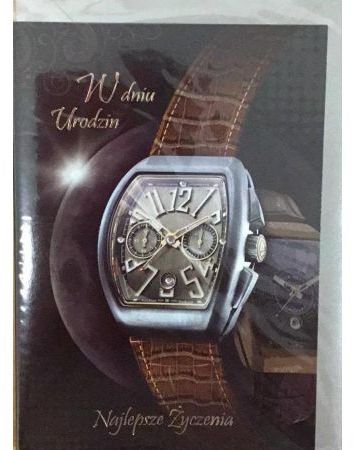 Panorama Karnet urodziny B6 Premium 52 + koperta