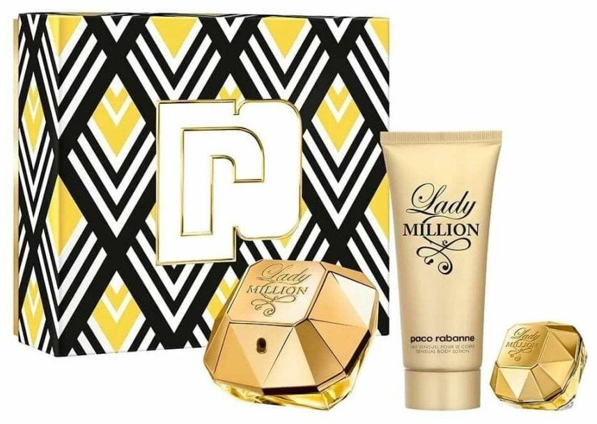 Paco Rabanne Zestaw Perfum dla Kobiet Paco Rabanne EDP Lady Million EDP 3 Części