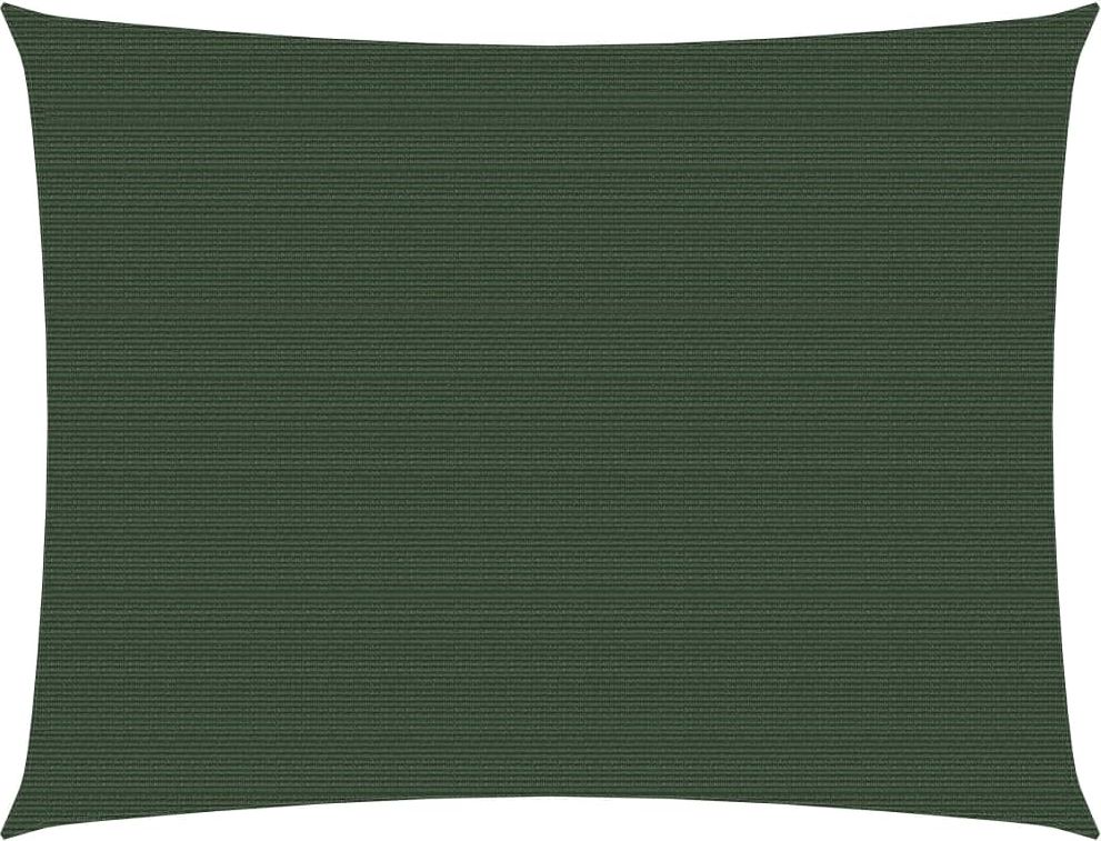 vidaXL VidaXL Żagiel przeciwsłoneczny, 160 g/m, ciemnozielony, 2,5x3 m, HDPE