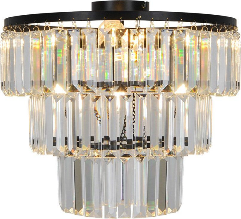 Lampa sufitowa Zumaline Lampa sufitowa TIFANNY P17127-4-BK Zuma Line