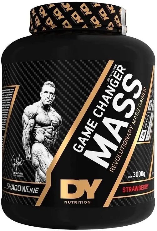 Dorian Yates - Game Changer Mass, Gainer, Strawberry, Proszek, 3000g