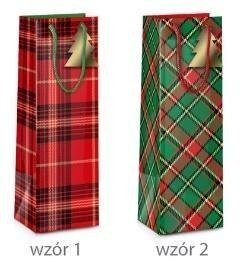 Torba prezentowa Boże Narodzenie B 11x11x36cm MIX