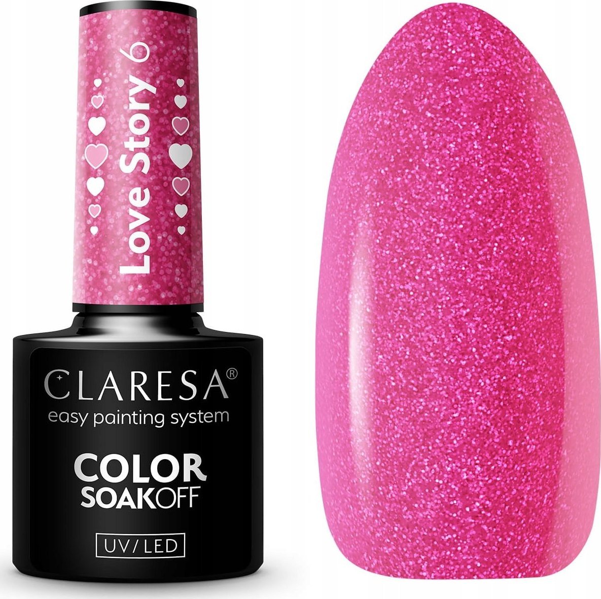 Claresa Claresa lakier hybrydowy LOVE STORY 6 - 5g