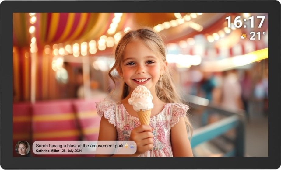 DENVER PFF-3260 Cyfrowa ramka na zdjęcia z oprogramowaniem FRAMEO 32" FULL HD