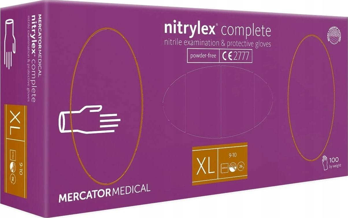 Mercator Medical Rękawice nitrylowe nitrylex complete XL 100 szt. () - RD30102005