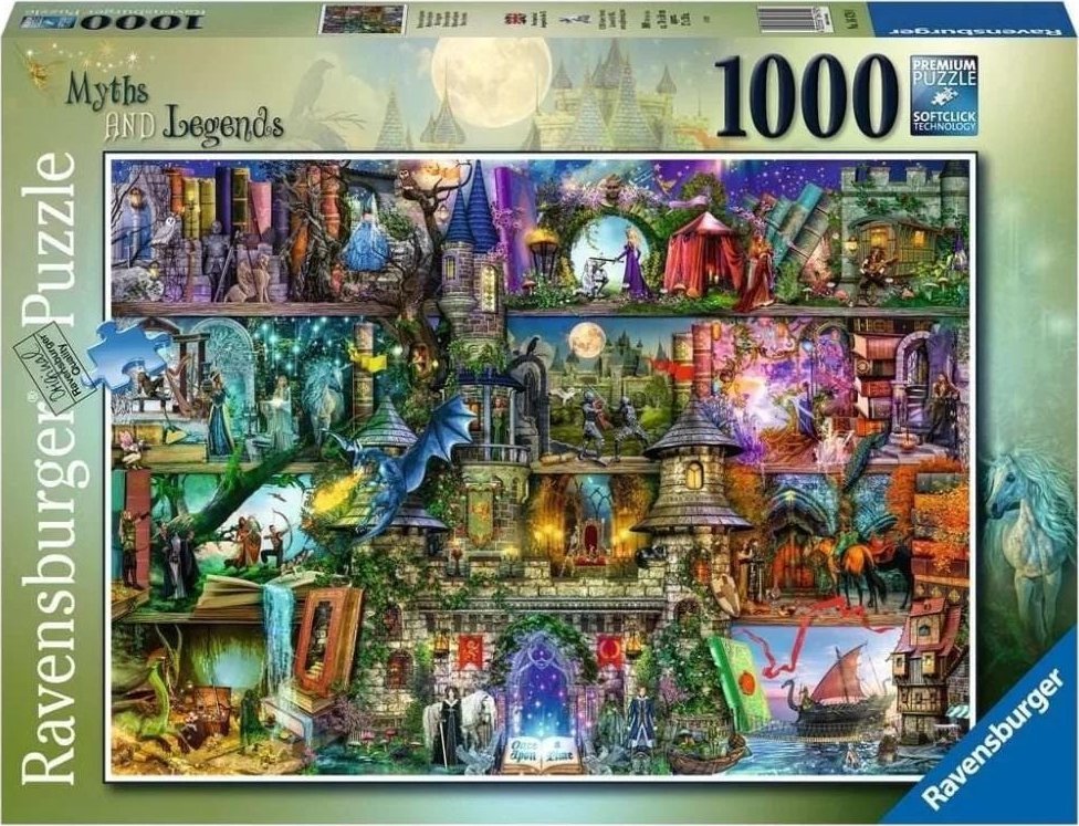 Ravensburger Puzzle Mity i legendy 1000 elementów