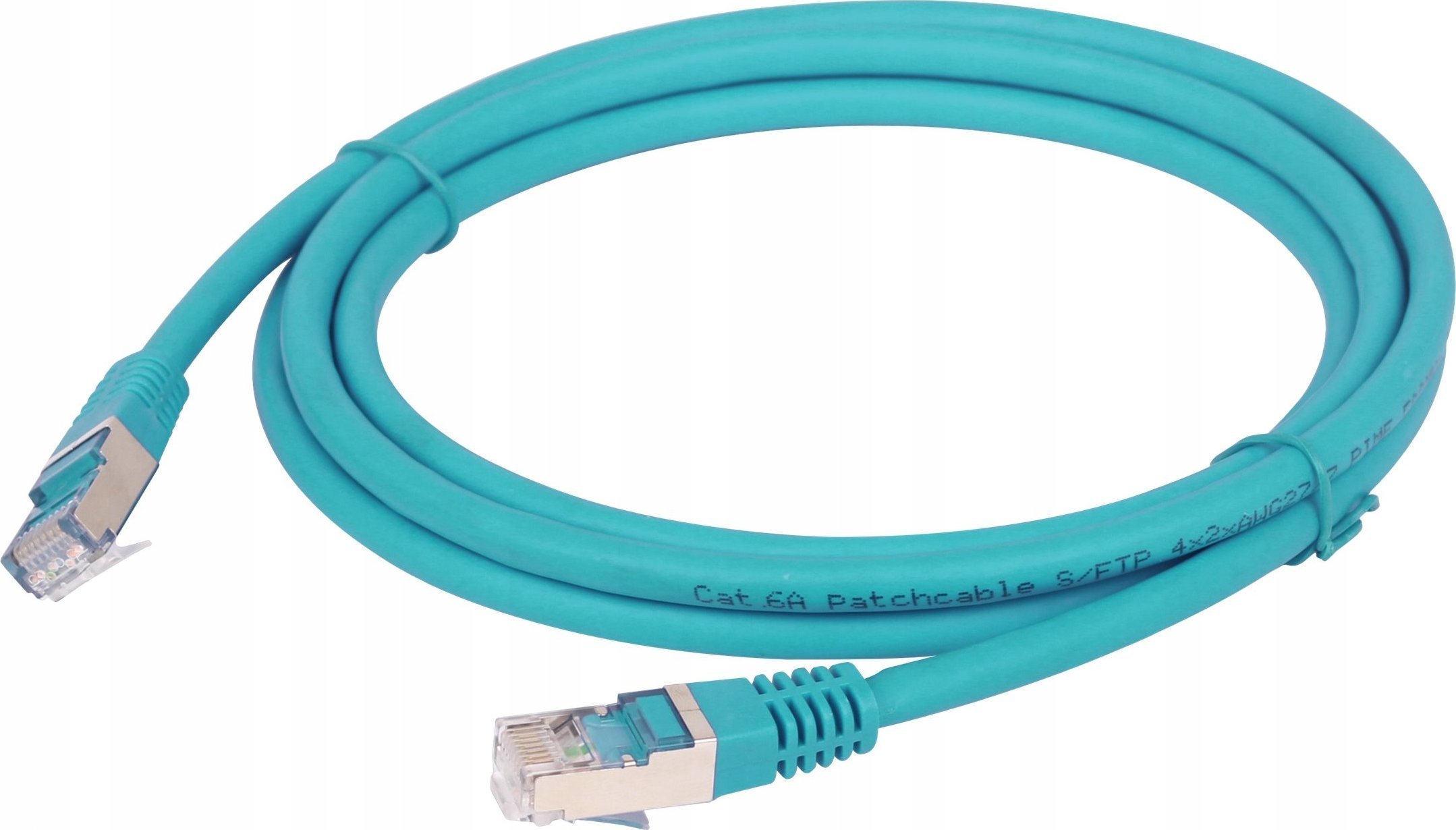 Gembird GEMBIRD Patchcord kat.6A SFTP LSZH 15m zielony