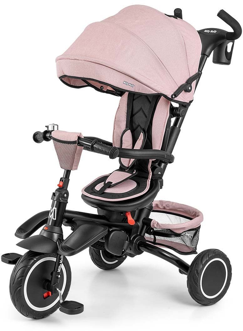 Milly Mally Rowerek Trójkołowy Stanley Rubber New Pink