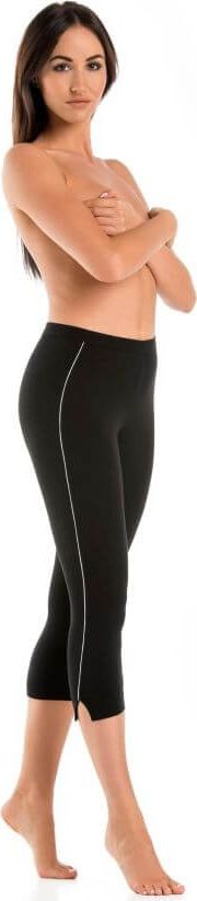 Teyli Legginsy bawełniane Athletico 3/4 czarne Czarny XL