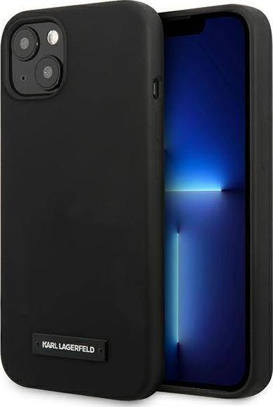 Karl Lagerfeld Karl Lagerfeld KLHCP13MSLMP1K iPhone 13 6,1" hardcase czarny/black Silicone Plaque