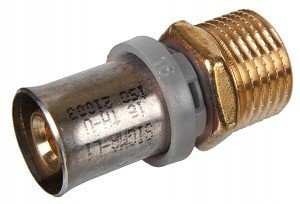 Złączka GZ zaprasowywana BASE mosiądz 16x3/4 CMZPZ1634