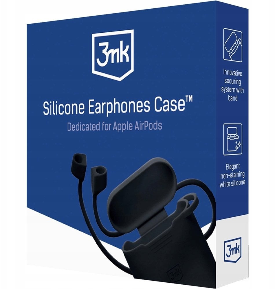 Etui 3mk Silicone AirPods Case do AirPods Pro 3 - czarne