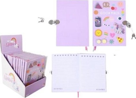 Notes na kłódkę A5 Unicorn 148x210mm