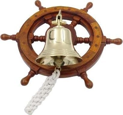 Giftdeco Dzwon okrętowy w kole sterowym NC2356A