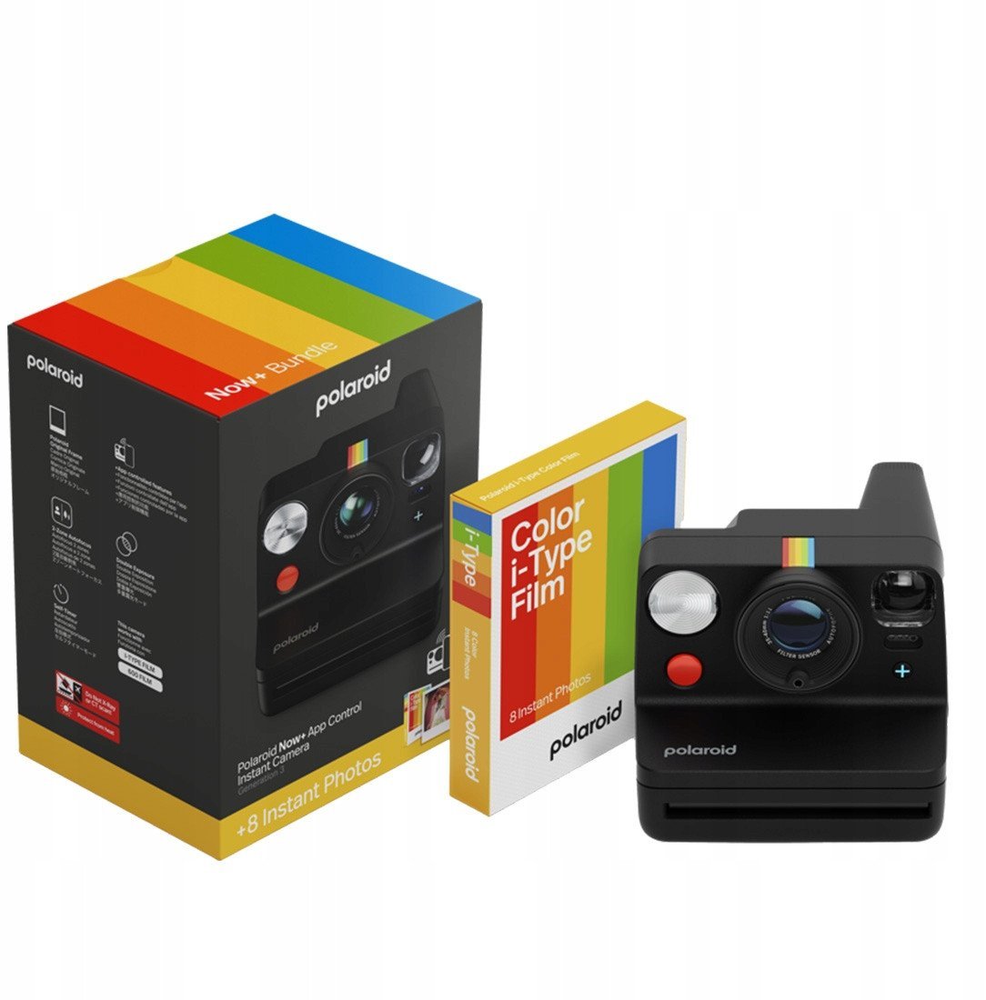 Aparat cyfrowy Polaroid Now+ Gen 3 Bundle black