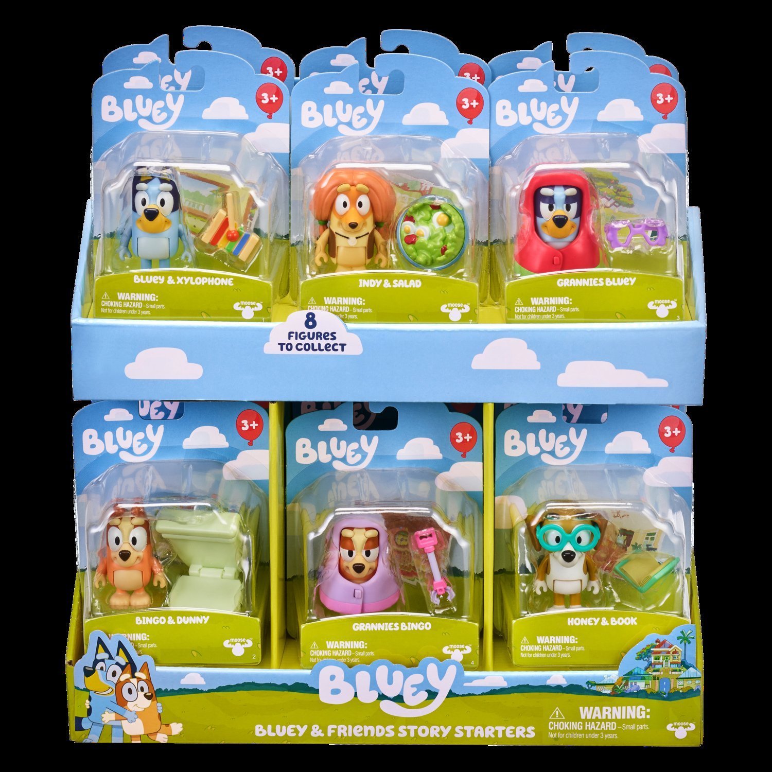 Figurka Tm Toys Figurka Bluey 1pak Początek zabawy mix