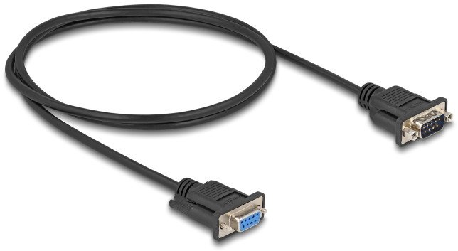 DeLOCK Kabel szeregowy RS-232 D-Sub9 męski na żeński 1 m