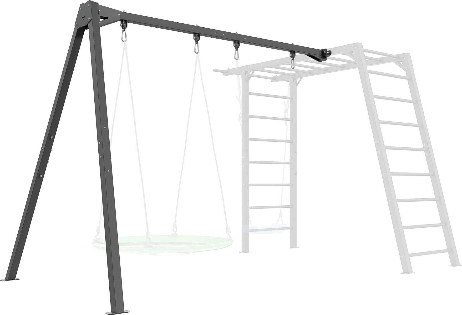 Huśtawka 2-stanowiskowa na łożyskach (dostawka do drabinki) PREMIUM MO-018 - Marbo Sport
