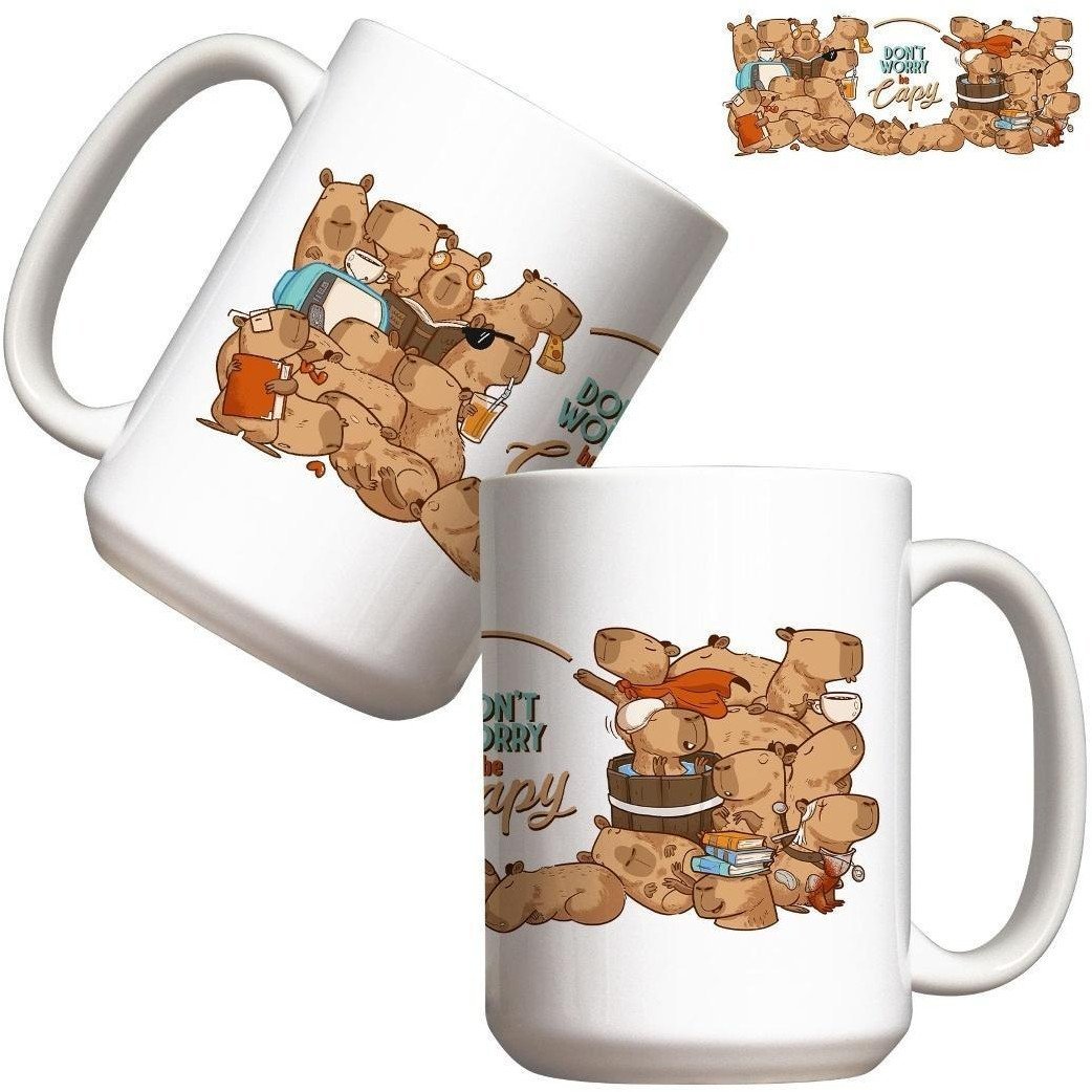 Kubek - Don`t worry be Capy 440ml