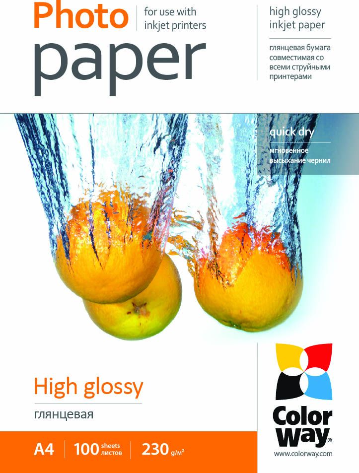 ColorWay Papier fotograficzny do drukarki A4 (PG230100A4)