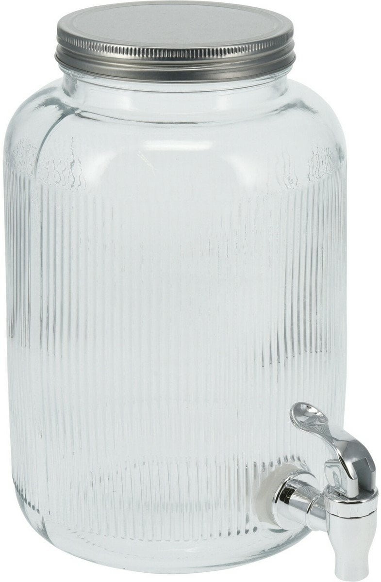 Dozownik do napojów słoik z kranikiem, 4 l