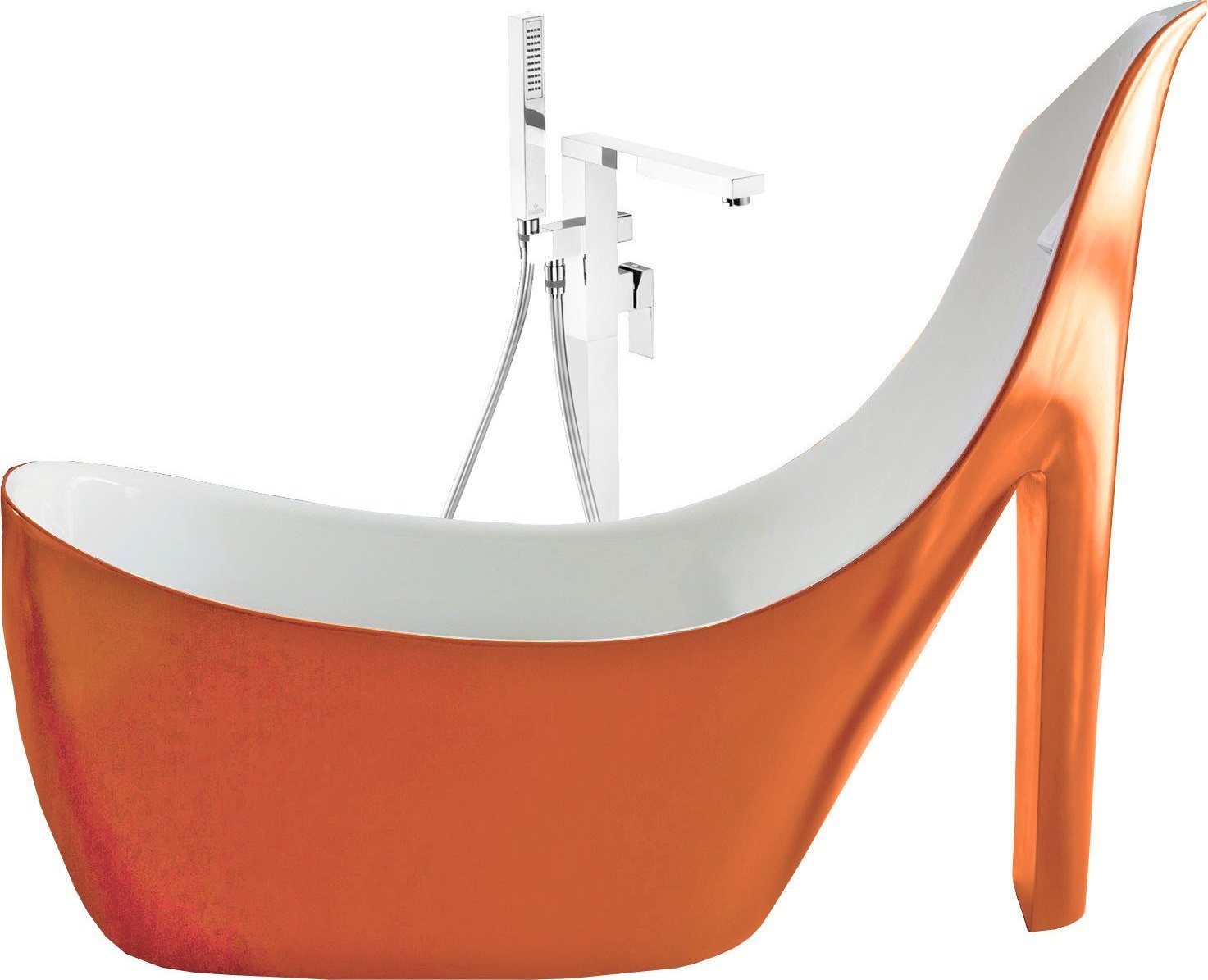 Wanna Toule Wanna 200x80x150 damska szpilka syfon akryl nowa orange