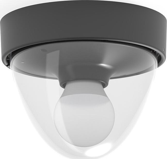 Nowodvorski Zewnętrzna lampa natynkowa NOOK 7978 plafoniera do altany czarna