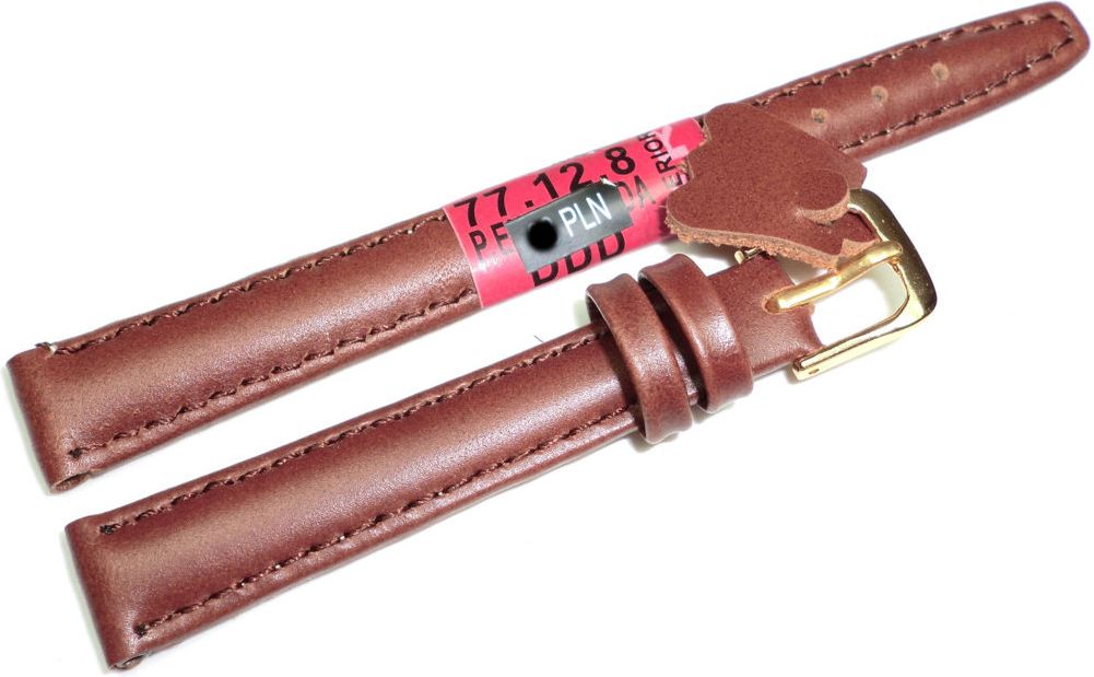 Diloy Skórzany pasek do zegarka 12 mm Diloy 77.12.8