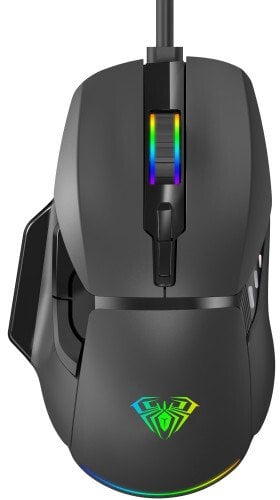 F815 RGB Wired Gaming mouse Black