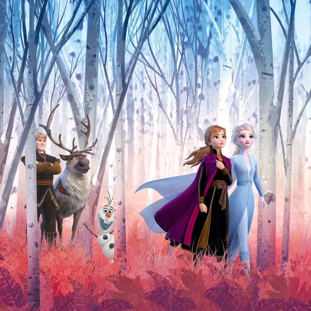 KOMAR Komar Fototapeta Frozen Friends Forever, 368x254 cm, niebieska