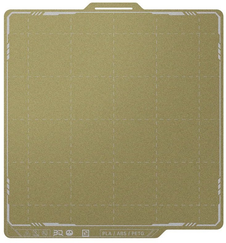 BIQU Panda Dual Textured PEI - dwustronna magnetyczna nakładka - do drukarek Bambu Lab P1, X1 i A1 - 257x257mm}