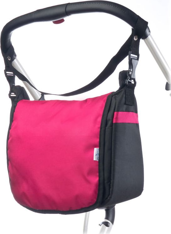 Caretero Torba do wózka Classic raspberry Caretero