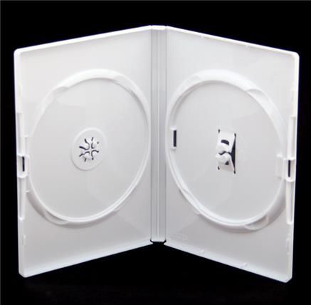 Amaray PUDEŁKO DVD 14MM 2 Biały SIDE-BY-SIDE