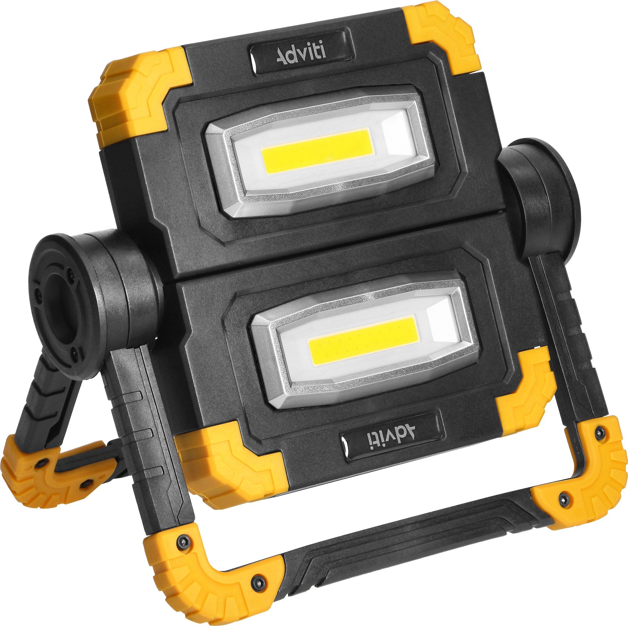 Naświetlacz Orno GEMINIX LED 2x10W, naświetlacz roboczy, przenośny z akumulatorem, 1200lm, IP44, 4000K, 5000mAh