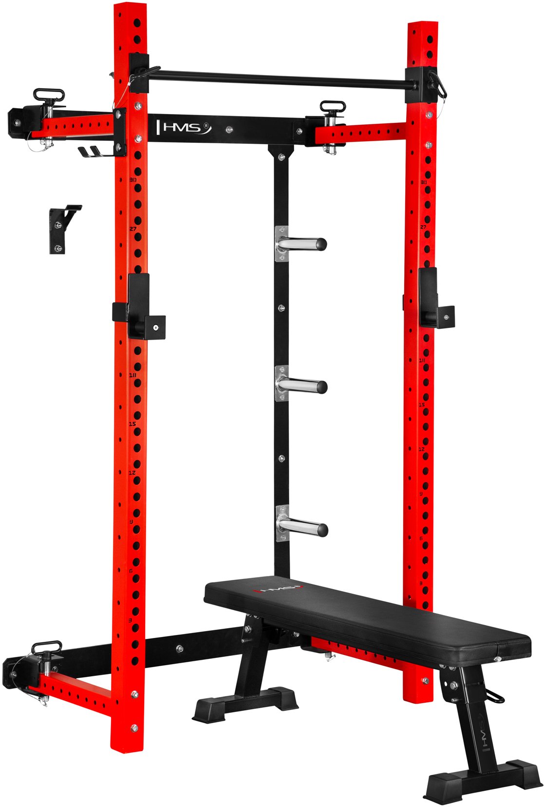 KLT34 WIELOFUNKCYJNA KLATKA TRENINGOWA SKŁADANA RED HMS