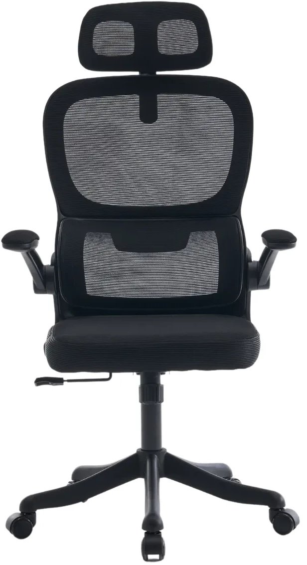 Fotel biurowy ergonomiczny obrotowy siateczkowy czarny Classic