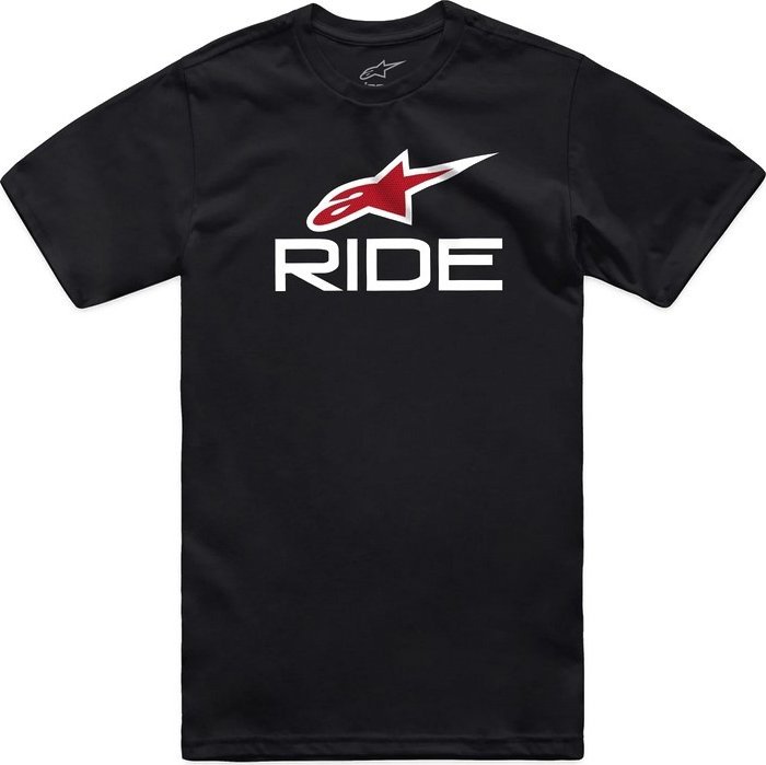 Alpinestars T-shirt ALPINESTARS RIDE 4.0 CSF TEE, Black/White/Red Rozmiar: L