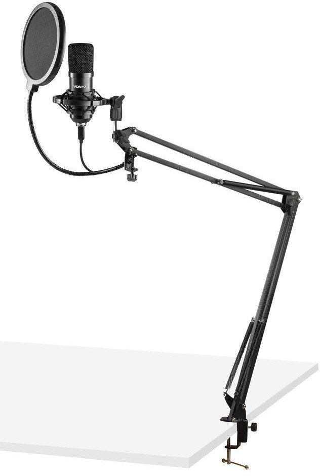 Zestaw mikrofonowy studyjny CMS300B USB Czarny one size