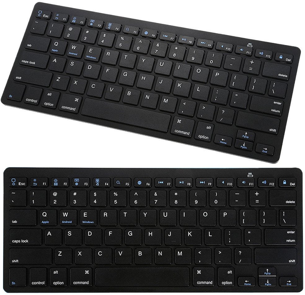 Klawiatura bezprzewodowa bluetooth do pc ipad mac mała slim niskoprofilowa