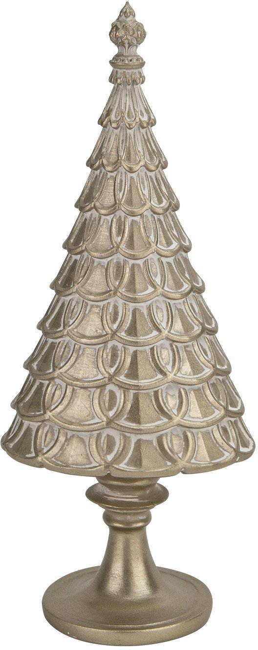 Figurka świąteczna Choinka złota 23cm