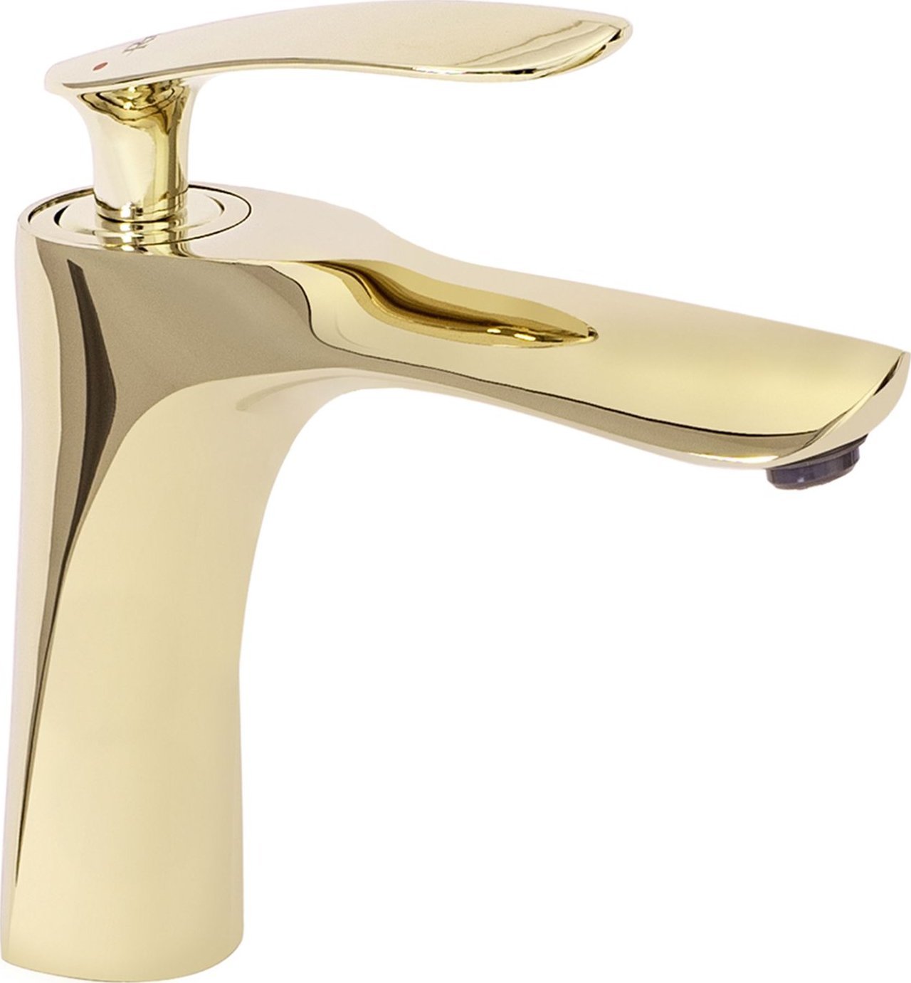 Rea Bateria Umywalkowa REA ORBIT Złota Niska