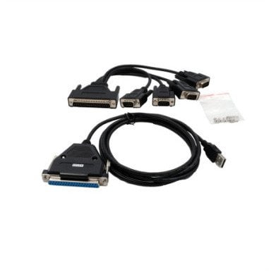 Kabel USB Exsys USB-A - RS-232 1.8 m Czarny