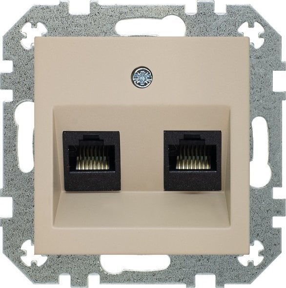 Liregus IKL-002-01.R/ONC COMPUTER SOCKET 2XRJ45