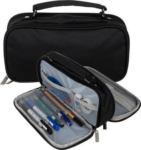 Piórnik Maaleo Piórnik rozkładany podwójny - czarny Maaleo 24516